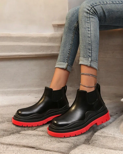 Royalfashion Bottes à enfiler pour femmes Derri