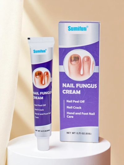 Crème apaisante pour les symptômes de la mycose des ongles