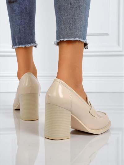 Royalfashion Mocassins pour femmes à talons Minerva