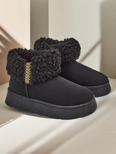 Bottes de neige pour femmes Royalfashion avec fourrure Rovvoy