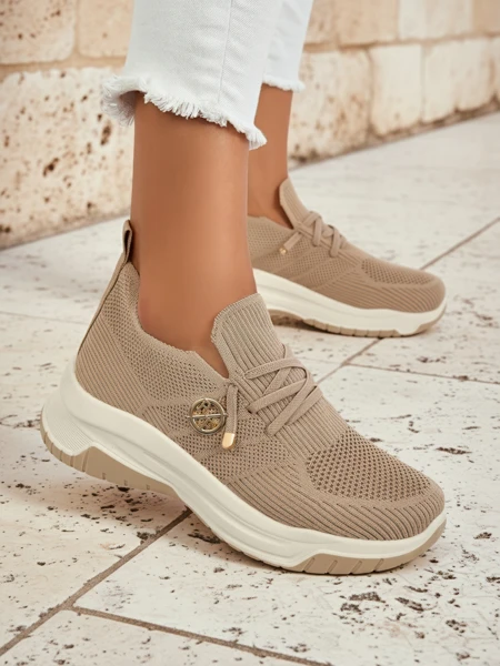 Royalfashion Slip-on chaussures de sport en tissu pour femmes Teletta