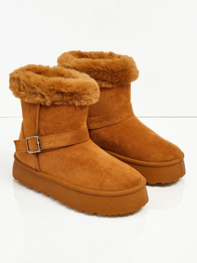 Royalfashion Bottes courtes de style bottes de neige pour femmes Myrelle