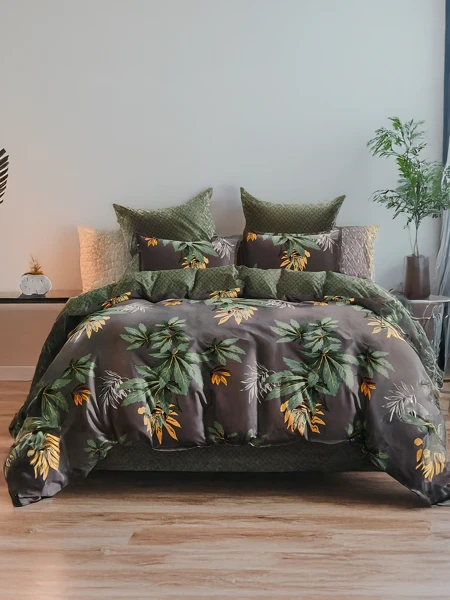 Royalfashion Ensemble de literie à motifs 180x200 3 PIÈCES