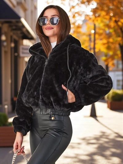 Veste femme Royalfashion en fausse fourrure