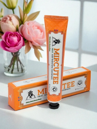 Dentifrice blanchissant goût fruité
