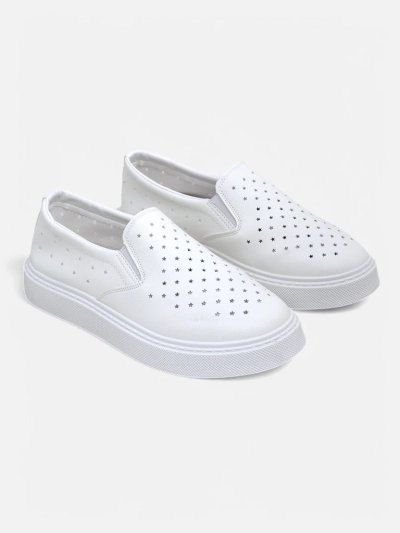 Chaussures à enfiler perforées pour femmes Royalfashion Emayla