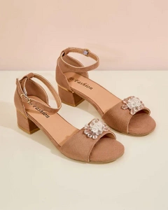 Royalfashion Sandales à strass Voleso pour femme