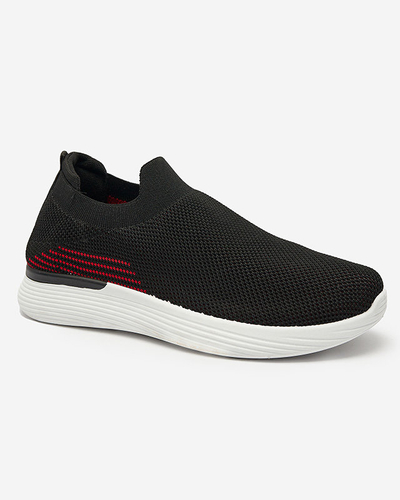 Chaussures de sport noires pour hommes Riticas- Footwear