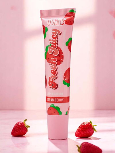 Gommage à lèvres à la fraise