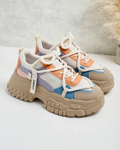 Royalfashion Baskets à plateforme pour femmes Bereya