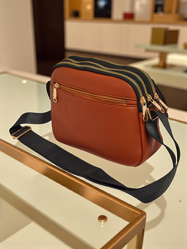 Petit sac à main pour femme en cuir écologique Ebony Glow