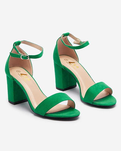 Sandales pour femmes sur tige en vert Xiadia- Footwear