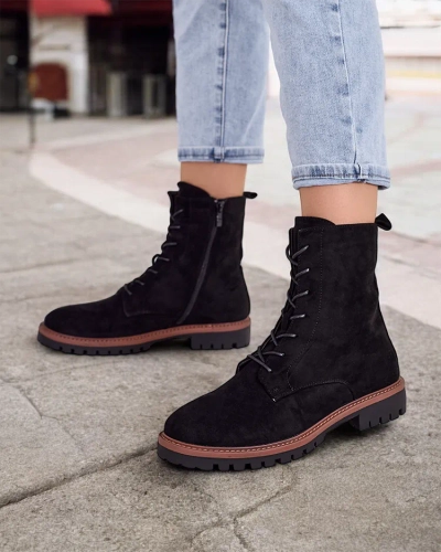 Bottines à lacets pour femmes Royalfashion Gosop