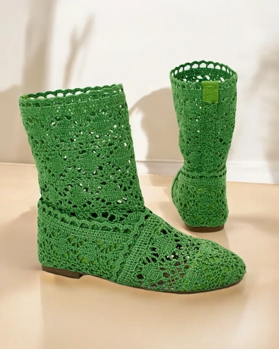 Royalfashion Bottes ajourées pour enfants Tolor