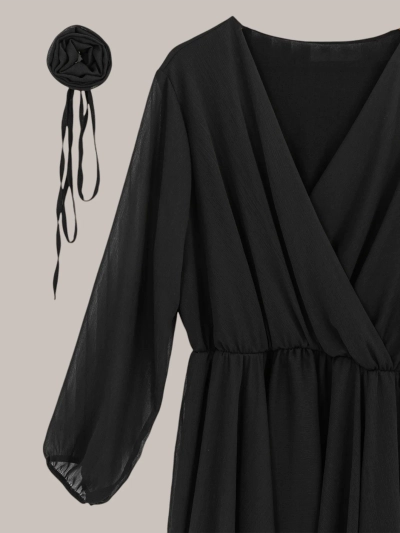 Robe classique pour femme de longueur genou de la marque Royalfashion