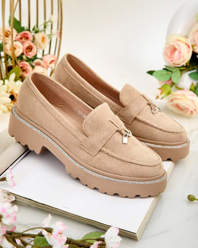 Royalfashion Mocassins pour femme avec zircons Ali