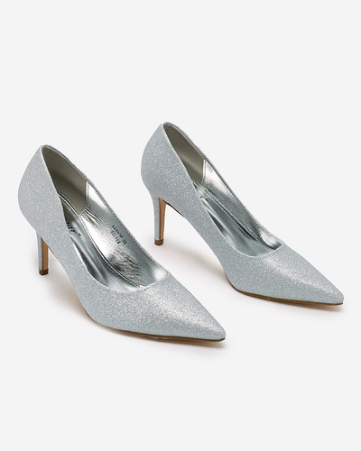 Royalfashion Escarpins à talon aiguille avec paillettes Matomliso
