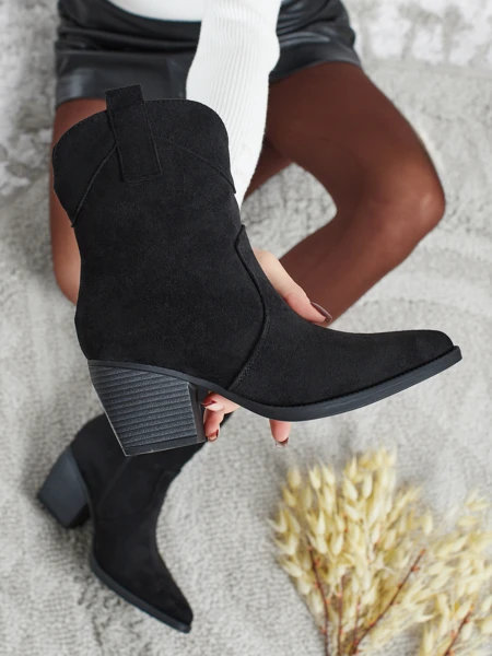 Santiags femme en éco-daim Armelle