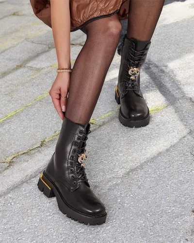 Royalfashion Bottes hautes Sococ pour femmes