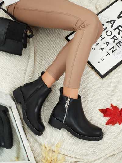 Bottines pour femmes en cuir écologique Belvani