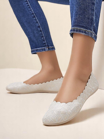 Royalfashion Ballerines florales pour femmes Magerro