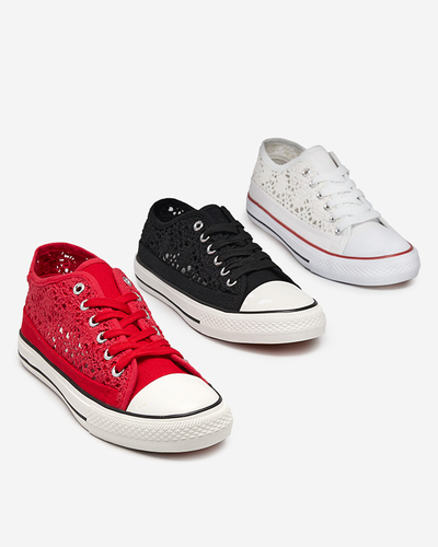 Baskets Tareni noires ajourées pour femme - Footwear