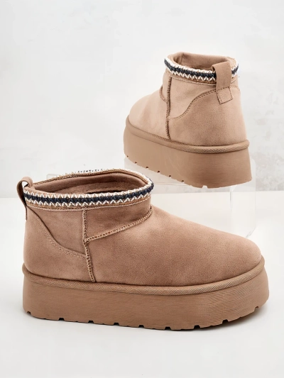 Royalfashion Bottes courtes pour femmes a'la bottes de neige Xoalla