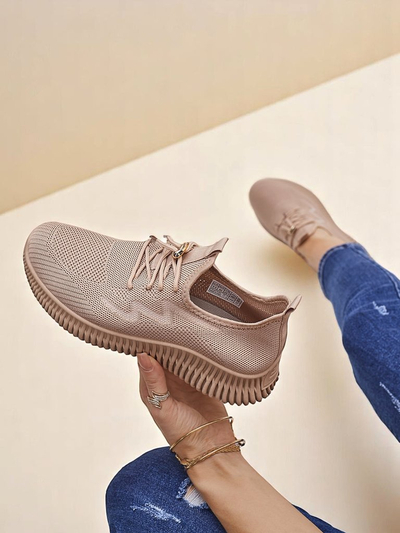 Royalfashion Chaussures de sport sans lacets en tissu pour femmes Royaletta