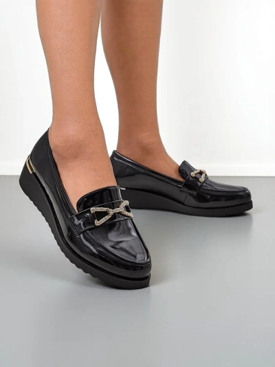 Mocassins Royalfashion pour femmes sur un petit talon Leffo