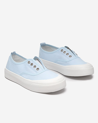 OUTLET Baskets bleues pour femmes avec une semelle plus épaisse Askol- Shoes