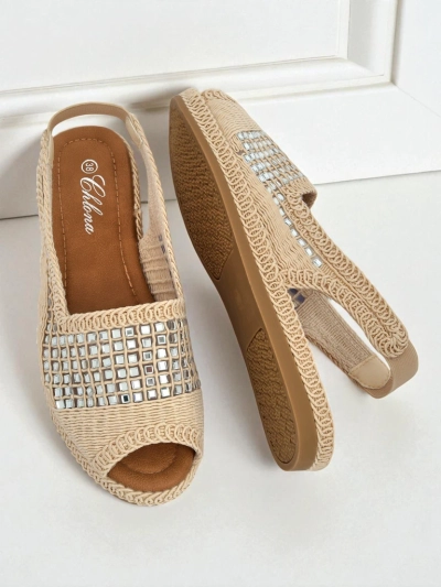 Sandales espadrilles pour femme avec strass Belle Sparkle