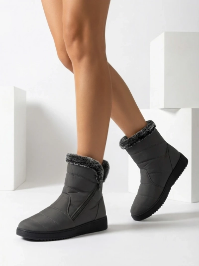 Bottes d'hiver pour femmes Royalfashion ressemblant à des bottes de neige Baccinis