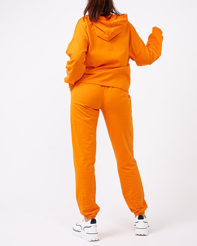 Ensemble Survêtement Sport Femme Orange - Vêtements