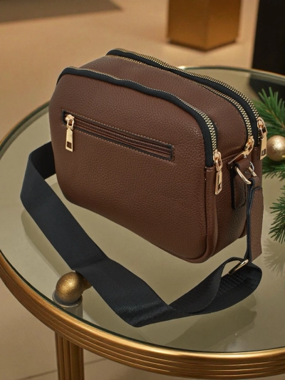 Petit sac à main matelassé Corinne en cuir écologique pour femmes