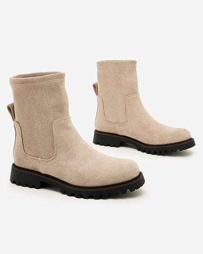 Royalfashion Bottes Gebimma pour femme en éco-suède