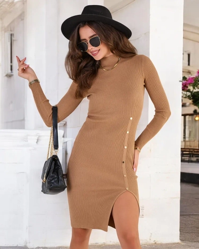 Royalfashion Robe pull longue pour femme