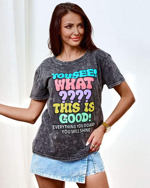 Royalfashion T-shirt imprimé pour femme