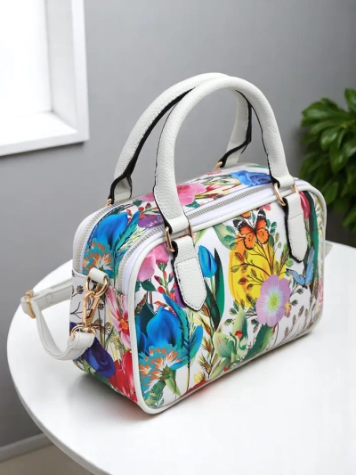 Sac à main floral pour femmes type mallette Royalfashion
