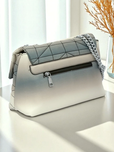 Royalfashion Petit sac à main pour femme en cuir écologique ombré Sophie Rose