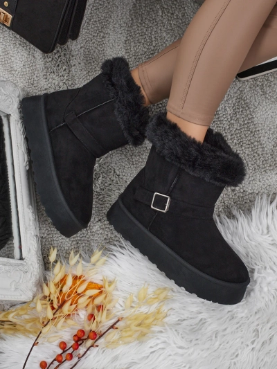 Royalfashion Bottes courtes de style bottes de neige pour femmes Myrelle