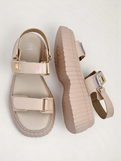 Royalfashion Sandales pour femmes sur une semelle épaisse Aganda