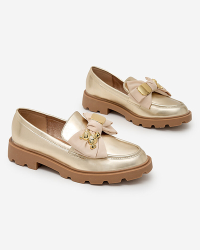 Royalfashion Mokassins avec nœud sur le nez Asedase