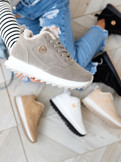 Royalfashion Chaussures de sport isolées pour femme Grey Lahho
