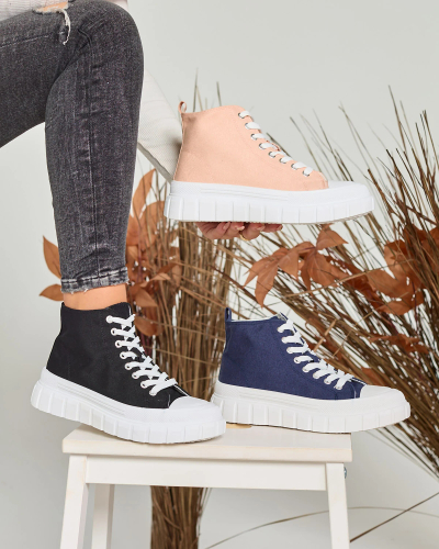 Royalfashion Powder Baskets hautes pour femmes Ates Baskets