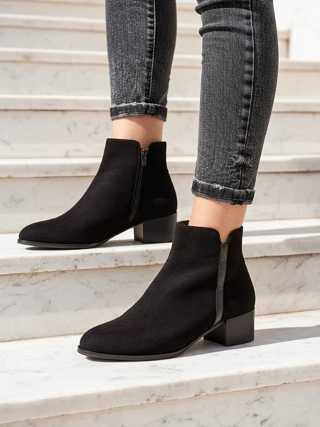Bottines Amicus Nero Elegante pour l'Automne et l'Hiver