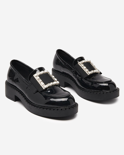Chaussures laquées à boucle noire Fogim - Footwear
