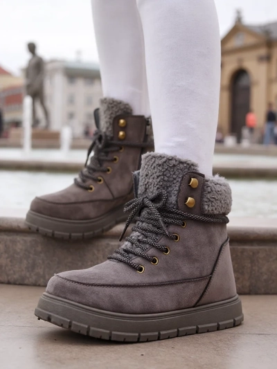 Royalfashion Bottes de neige pour femmes Bomion