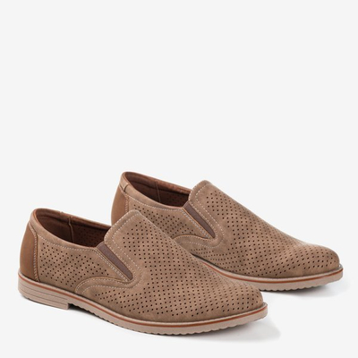 Chaussures homme marron ajourées Lonberg - Chaussures