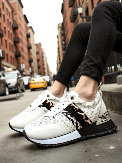 Royalfashion Baskets de sport pour femmes Panterras