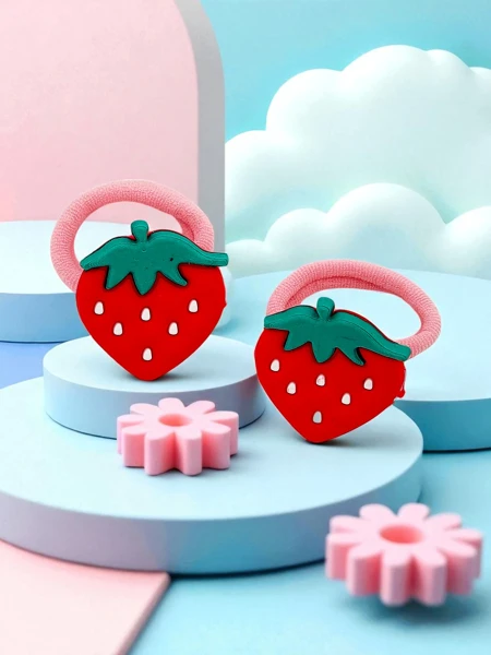 Royalfashion Élastiques à cheveux motif fruit Fruity Bloom